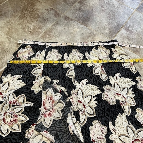 NWT New York Clothing Company Floral Pull On A Line Mini Skirt XL Stretchy - Picture 5 of 10
